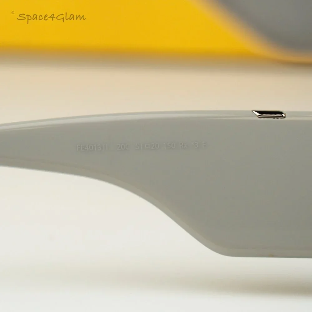 Fendi Men Sunglasses Grey Mirror Rectangle FE40131I DIAGONAL 20C NEW AUTHENTIC